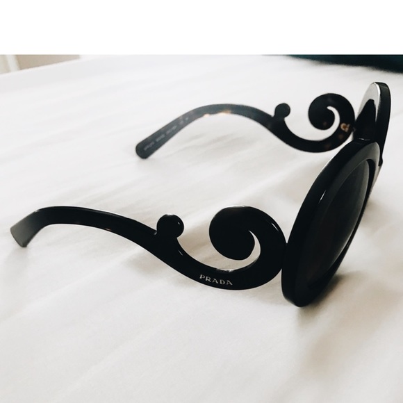 Authentic Prada Oversized Baroque Round Sunglasses. - Picture 2 of 9